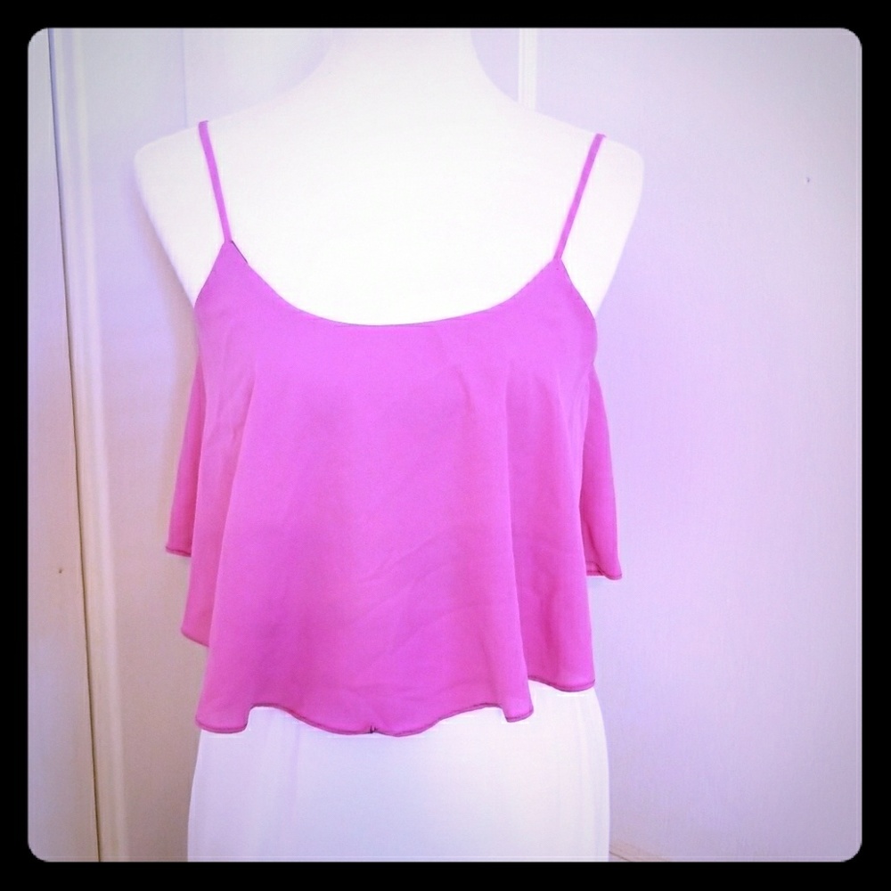 Ing Sheer Cropped Camisole